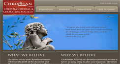 Desktop Screenshot of christianburialsociety.com